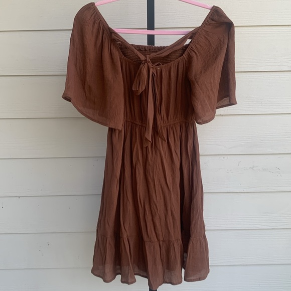 Blu pepper puff sleeve flowy gardengirl bohemian dress small - Picture 7 of 7